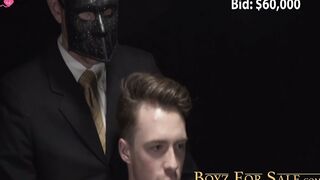Horny twink Cole Blue passionate sucked the long throbbing cock of master Brian Adams