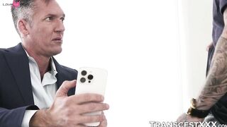 Disappointed Silver Steele disciplines FTM Atlas Alexanders needy pussy