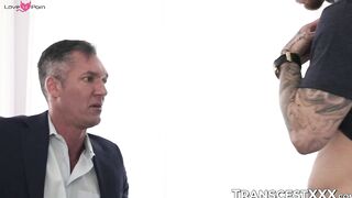 Disappointed Silver Steele disciplines FTM Atlas Alexanders needy pussy