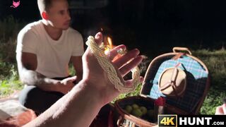 Romantic picnic for Chloe Heart turns into hardcore cuckold