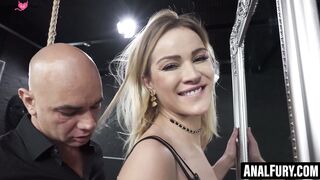 Top class MILF Cherry Kiss SQUIRTS while her asshole is drilled