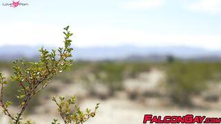 Chris White savors wild desert threesome with Brock Brodie and Kane Fox