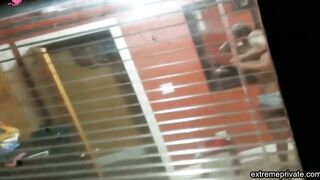voyeuring booty stepdaughter in kitchen