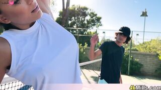 Beautiful tennis instructor MILF fucked