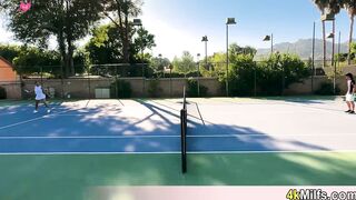 Beautiful tennis instructor MILF fucked