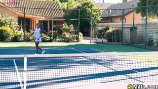 Beautiful tennis instructor MILF fucked