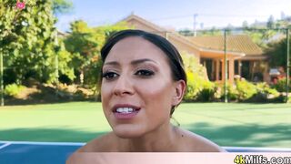 Beautiful tennis instructor MILF fucked