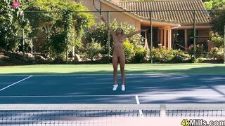 Beautiful tennis instructor MILF fucked