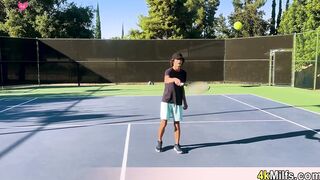Beautiful tennis instructor MILF fucked