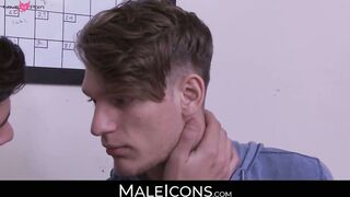 MaleIcons.com - Sexy Zack Grayson and Justin Dean's night of passion and anal play