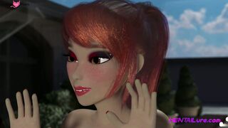 Ruthless Sex Showdown ◌ The Anal Domination of a Dickgirl in a Cyberpunk Underworld