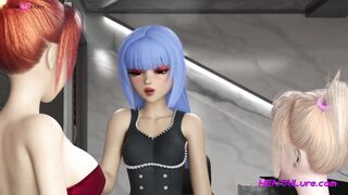 Ruthless Sex Showdown ◌ The Anal Domination of a Dickgirl in a Cyberpunk Underworld