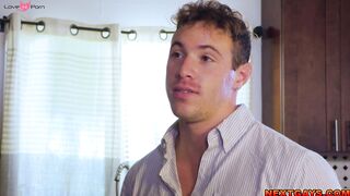 Horny homeowner Kyle Fletcher fucks contractor Kyle Steele