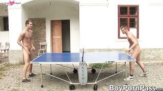 Young man kisses his boyfriend before plowing his rear