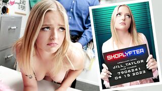 jill taylor she gets caught by security guard