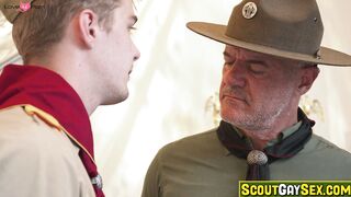 My name is Blond, James Blond. Watch me lose my virginity to my scout master!