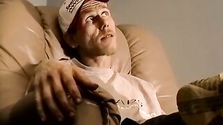 JoeSchmoeXXX.com - Amateur redneck takes a smoke before fucking black homo
