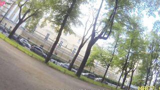 Savory Susen enjoys a wet session
