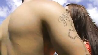 Great looking gf Julissa Delor gives meat riding pleasure