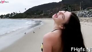 Slim jim riding makes kinky chick Nadia cum a lot