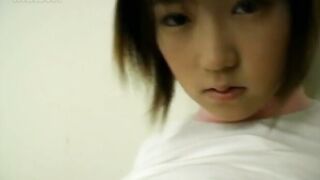 Great looking busty japanese Shinobu Kasagi getting off solo