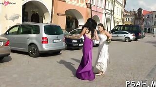 Girl's shaved cunt fucked hard