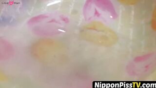 NipponPissTV.com - Japanese chick shaves off pubes and enjoys a hot piss