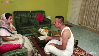 Real Indian couple having raw passionate sex in hotel