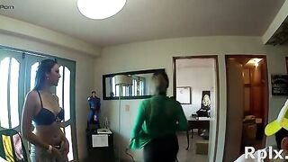 Appealing brunette floosy desires hard fuck