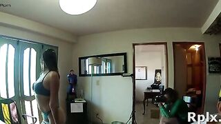 Appealing brunette floosy desires hard fuck