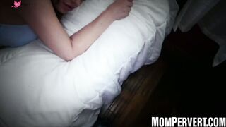 Bigjugged step mom bends over for doggystyle POV