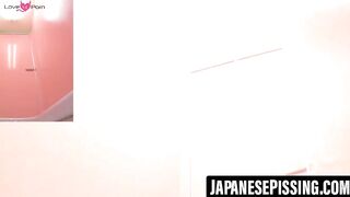 Teenage Asian redhead caught while peeing outside