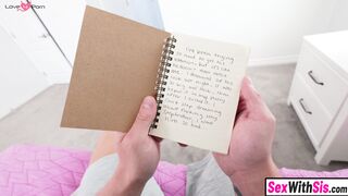 Busty redhead stepsis fucks hung stepbro