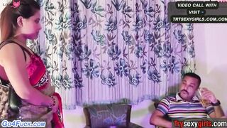 Office boss Ne personal secretary Bhabhi ko raat ko ghar per Bulaya Chudai Kari