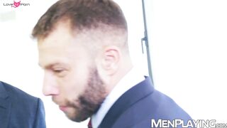 Latino Diego Reyes and Jonathan Miranda mutually breed raw and deep
