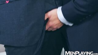 Latino Diego Reyes and Jonathan Miranda mutually breed raw and deep