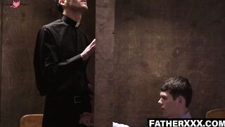 FatherXXX.com - Altar blowjob confessions after church