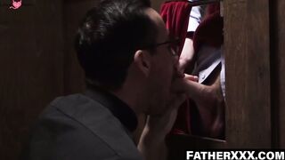 FatherXXX.com - Altar blowjob confessions after church