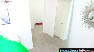 SmallGirlsInPorn.com - Petite Chloe Temple swung and fucked intensely before facial