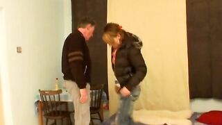 Wicked brunette youngster Petra caresses big dinky