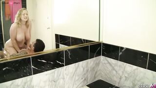 Curvy Mature Wife fucked in Bathroom