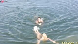 Cocks get jerked by sassy russian blonde Devon