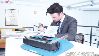 Boss Drew Dixon bends Pol Prince over for intense punishment