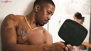 Guy caught spying on gfs bff showering