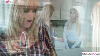 Stepmom masturbating with stepdaughter