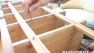 Extremely hot dude Mike videos himself while solo masturbating