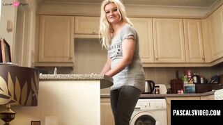 Tattooed blonde Jakki Louise enjoys being taken by a big cock