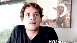 Beautiful stepmom Chanel Preston makes out with handsome stepson Tyler Nixon