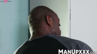Aaron Trainer and Ant Vega delivers an intense interracial oral play