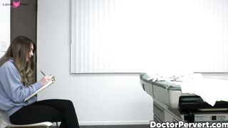 Michelle Anthony is concerned about her pussy so her doctor fingers her to check thin